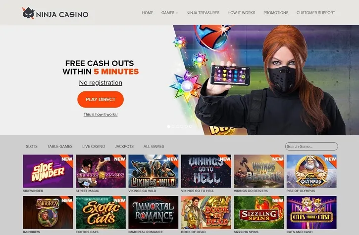 Ninja Casino Promotions